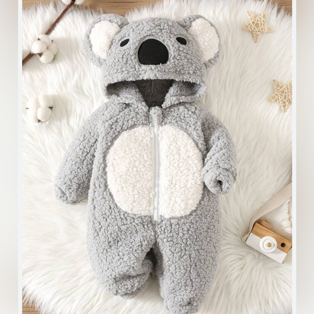 Baby fleece onesie